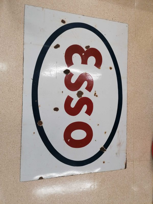 Esso Emali kyltti / Esso  enamel sign