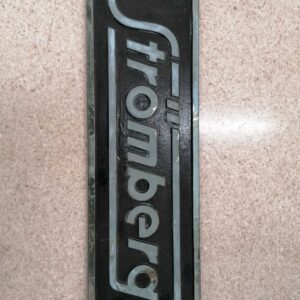 STRÖMBERG valurauta kyltti/ STRÖMBER cast iron sign