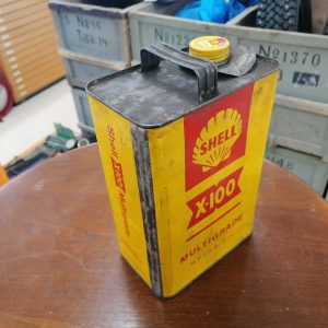 Shell X100 öljykanisteri / Shell X100 oil can