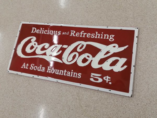 Coca cola kyltti uusituotantoa / Coca cola sign repro