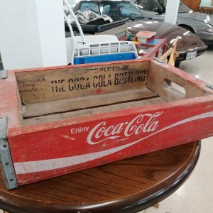Vanha limsa puulaatikko Coca cola / Old soda woodbox Coca cola