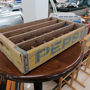 Vanha limsa puulaatikko PEPSI / Old soda woodbox PEPSI