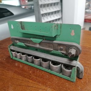 Vanha räikkä/hylsysarja setti/ Old socket wrench kit