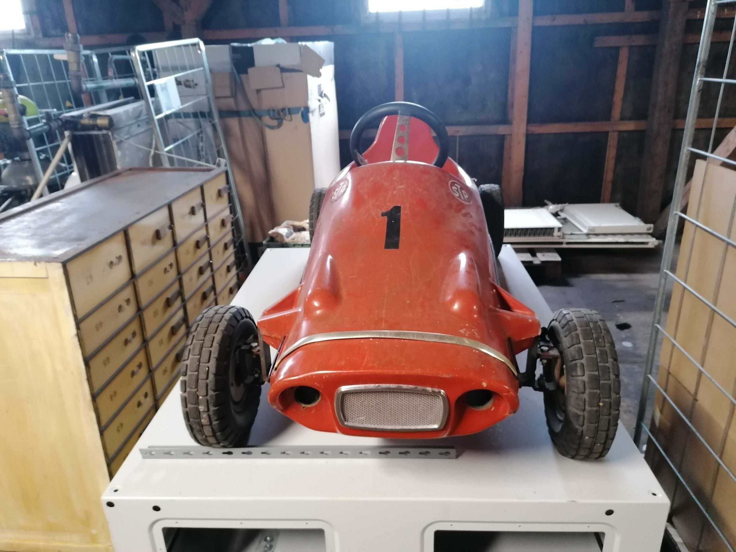 Iso vintage polkuauto? nykyinen sähköauto projekti / Big Vintage pedal car? / Now electric car project - Image 4