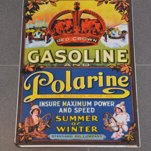 Gazoline Polarine emalikyltti / Gazoline Polarine enamel sign