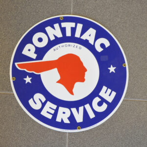 Pontiac emalikyltti  / Pontiac enamel sign