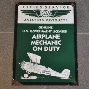 Airplane emalikyltti / Airplane enamel sign