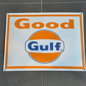 Gulf emalikyltti / Gulf enamel sign